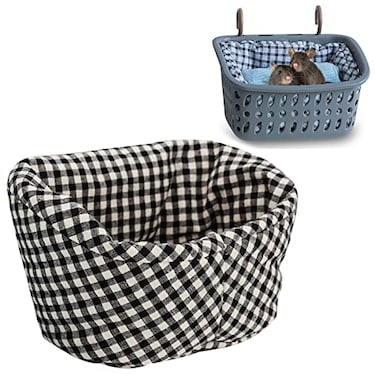 JWShang Bed Mat for Rat Hammock Warm Hanging Basket With Replaceable Removable Nest Mat for Small Animals Hamster Sugar Glider Only Big Size