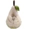 PAPIEEED PearShaped Hamster Pouch Bed Plush Sugar Glider Hideout Small Pet Habitat Decoration Cozy Cage Accessories for Mice Gerbil Golden Bear Degu