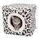 PETMAKER Cat House Indoor Bed with Removable Foam Cushion Cat Cave for Puppies Rabbits Guinea Pigs and Other Small Animals by Animal Print