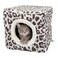 PETMAKER Cat House Indoor Bed with Removable Foam Cushion Cat Cave for Puppies Rabbits Guinea Pigs and Other Small Animals by Animal Print
