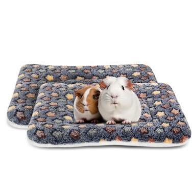 ARCTIC EAGLE 2 Pack Guinea Pig Bed 10 x 13 Inch Guinea Pig Pee Pads Bedding Washable and Thickness Upgrade Dark BlueM