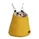 HardcorePet Sugar Glider Pouch Warm Nest Bed Sleeping Pouch Bag for Sugar Glider Accessories and Toys Small Animal Cage Sleep Bag Sack Swing Hanging Bed Yellow