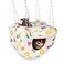 HardcorePet Sugar Glider Pouch Cage Accessories Small Pet Cage Hammock Guinea Pig Bed Hideout Rat Hanging Bed with Hideout for Hamster Squirrel Fruit White