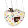 HardcorePet Sugar Glider Pouch Cage Accessories Small Pet Cage Hammock Guinea Pig Bed Hideout Rat Hanging Bed with Hideout for Hamster Squirrel Fruit White