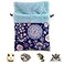 Litewood Sugar Gliders Sleeping Pouch Bag Small Pet Cotton Hanging Warm Comfortable Nest Bed for Small Animals Squirrels Marmosets Rats Hamster MediumBlue Deer