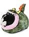 JanYoo Hedgehog Rat Bed Guinea Pig House Hamster Supplies Chinchilla Cage Ferret Rat GerbilSCrocodile