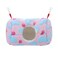 Wontee Hamster Hammock Warm Bed House Small Animal Hideout for Hamsters Gerbil Young Rat Mouse Pink