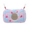 Wontee Hamster Hammock Warm Bed House Small Animal Hideout for Hamsters Gerbil Young Rat Mouse Pink