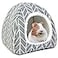 Tierecare Guinea Pig Hideout Bed Dwarf Rabbit House Cave Accessories Cozy HideOut for Little Bunny Hedgehog Ferret ChinchillaOther Small Animals Grey