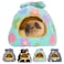 GINIDEAR Guinea Pig Bed Guinea Pig Warm Hideout House Accessories Cozy Bed for Small Animals Hamsters Chinchillas Dwarf Bunnies Hedgehogs M Green Flower