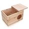 SALUTUYA Squirrel Nesting Box Squirrel Breeding Box Wood House for Chinchilla Hamster Mating and Nesting Box