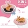 Acsist Bunny Bed Rabbit Beds Comfortable Guinea Pig Bed with Removable Mat Washable Rabbit Couch Suitable for Chinchilla Hedgehog Ferret Pink