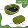 Acsist Rabbit BedSoft Washable Bunny Bed with Cozy Removable Mat Small Animal Cuddle Cup Hideout for Guinea PigChinchilla Hedgehog Ferret Green