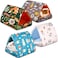 Cinnvoice 4 Pcs Guinea Pig Hideout Guinea Pig Bed Tunnel Rabbit Washable Small House Cage Accessories for Bunny Hedgehog Mouse Chinchillas Hamsters Ferrets Bearded Dragons RatsForest79 in