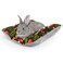 Hedgeink Rabbit Bed 15X14Thickened and Soft Bunny Bed Washable Cuddle Cushion Plush Mat DoubleSided Plush Small Pet Flop Mat Cotton Pillow for Rabbit