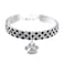 RayMinsino Pet Collar with Diamonds Adjustable Crystal Diamond Elastic Heart Claw Pendant Wedding cat and Dog Small pet Necklace Jewelry