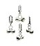FAMOORE 4 PCS Pet Small Bells for Collar Pet Ornament Bell Training Pendants Jewelry for Pet Cat Dog Necklace Collar