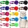 Saintrygo 12 Pcs Cat Collar with Flower Bells for Girl Cats Adjustable Kitten Collar Flowers Multicolor Grooming Accessories for Small Girl Pets