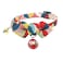 PetSoKoo Diamond Shaped Bowtie Cat Collar with BellJapan Lucky Daruma Charm and Cloisonne Print Crepe FabricSafety BreakawaySoftLightweightSmallRed