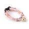 &ccedil;&OElig;&aring;&pound;NECOICHI Regal Crown Cat Collar Navy with Bell Safety Breakaway Soft Lightweight for Cats Kitty Kitten Japanese Stylish Pattern No1 Seller in Japan