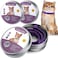 Qualirey 3 Pcs Cat Adjustable Calming Collar Reduce Anxiety Cat Collars for Pets Calm Collar Pacify Kitten Suitable for Small Medium and Large Cats 15 Inches Purple