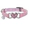 WDPAWS Heart Bling Cat Collar with Safety Belt and Bell Adjustable 810 inches for Kitten Cats Pink