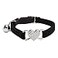 WDPAWS Heart Bling Cat Collar with Safety Belt and Bell Adjustable 810 inches for Kitten Cats Black