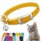 CollarDirect Leather Cat Collar with Removable Bell Safety Elastic Strap Breakaway Alternative Kitten Collar for Small Big Boy Girl Cats