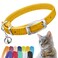 CollarDirect Leather Cat Collar with Removable Bell Safety Elastic Strap Breakaway Alternative Kitten Collar for Small Big Boy Girl Cats