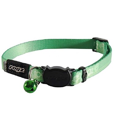 Rogz Cat Collar Safety Breakaway KiddyCat Small SmallMedium Lime