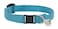 LupinePet Lupine Breakaway Cat Collar with Bell 12 Wide Aqua adjusts 812