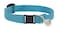 LupinePet Lupine Breakaway Cat Collar with Bell 12 Wide Aqua adjusts 812
