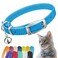 CollarDirect Leather Cat Collar with Removable Bell Safety Elastic Strap Breakaway Alternative Kitten Collar for Small Big Boy Girl Cats