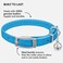 CollarDirect Leather Cat Collar with Removable Bell Safety Elastic Strap Breakaway Alternative Kitten Collar for Small Big Boy Girl Cats