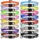 QDYU 16 PCS Breakaway Cat Collars with Bells Reflective Cat Collar Safety Nylon Kitten Collars Cat Collars for Girl Boy Cats75126