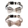 Faleela Breakaway Cat Collar with Bells 2 Pack Cat Collar with Bells Cat Collars with Bandana Accessories for Pet Collars Adjustable for Cats and Small Dogs BeigeBrown