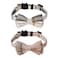 Faleela Breakaway Cat Collar with Bells 2 Pack Cat Collar with Bells Cat Collars with Bandana Accessories for Pet Collars Adjustable for Cats and Small Dogs BeigeBrown