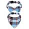 Faleela Breakaway Cat Collar with Bells 2 Pack Cat Collar with Bells Cat Collars with Bandana Accessories for Pet Collars Adjustable for Cats and Small Dogs