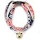 &ccedil;&OElig;&aring;&pound;Necoichi Chirimen Hanabi Fireworks Cat Collar Navy with Bell Safety Breakaway Soft Lightweight for Cats Kitty Kitten Japanese Stylish Pattern No1 Seller in Japan