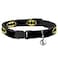 Buckle-Down BuckleDown Cat Collar Breakaway Batman Shield Black Yellow 8 to 12 Inches 05 Inch Wide Multicolor BACWBM001NM