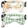 Lamphyface 2 PackSet Cat Collar Breakaway with Cute Bow Tie and Bell Plaid Flower for Kitty Adjustable Safety