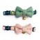 Cognatio Safety Quick Release Cat Collars Soft Kitten Collars with Detachable Bow Tie and Bell Pack of 2 Adjustable 2030 cm