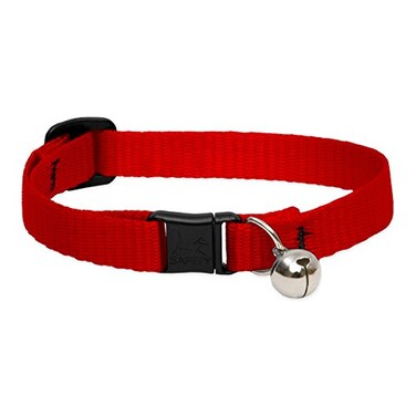 LupinePet Basics 12 Red Cat Safety Collar with Bell 812