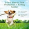 BugMD Paw Guardian Flea and Tick Prevention Pendant for Dogs with AirTag Holder PlantPowered Flea Tick Control for Dog Collars Harnesses Dog Tag with Air Tag Holder Red