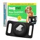 BugMD Paw Guardian Flea and Tick Prevention Pendant for Dogs with AirTag Holder PlantPowered Flea Tick Control for Dog Collars Harnesses Dog Tag with Air Tag Holder Black