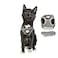 The Fat Cat Travel Cat Harness and Leash Set Adjustable Fit Mesh Cat Harness and Reflective Strap Comfort Walking Vest for Kitten for Outdoor Walking Hiking Small Grey