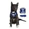 The Fat Cat Travel Cat Harness and Leash Set Adjustable Fit Mesh Cat Harness and Reflective Strap Comfort Walking Vest for Kitten for Outdoor Walking Hiking Large Groovy