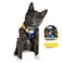 The Fat Cat Travel Cat Harness and Leash Set Adjustable Fit Harness and Reflective Strap Comfort Walking Vest for Kitten for Outdoor Walking Hiking Medium 90s Cat