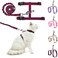 BEAUTYZOO Cat Harness and Leash Set Escape Proof for Walking Kitten Soft Adjustable Vest Harnesses for Small Medium Large Cats Easy Control Breathable Plaid Ribbon Nylon for Outdoor Indoor Use