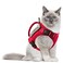 AIWAI Tactical Cat Harness for Walking Escape Proof Adjustable Pet Vest Harness with Control Handle for Large Cat Small Dog Soft Mesh Gift with Patch